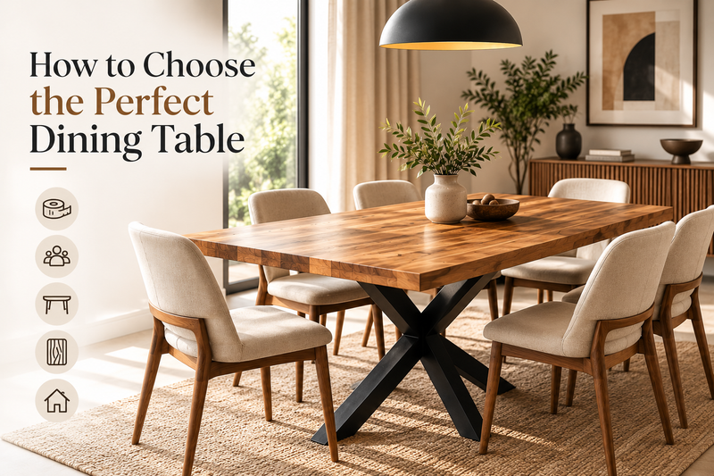 How to Choose the Perfect Dining Table for Your Home