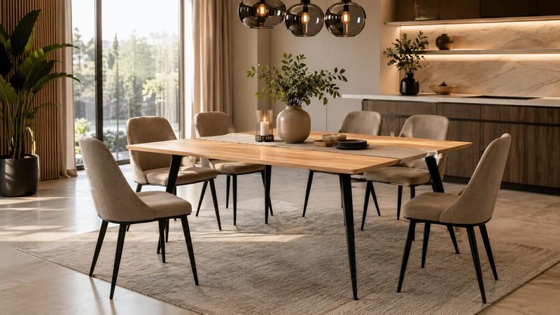 Buy Solid Wood Dining Table Online