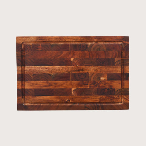 Chronos Block Acacia Wood Chopping Board | Sandcolour
