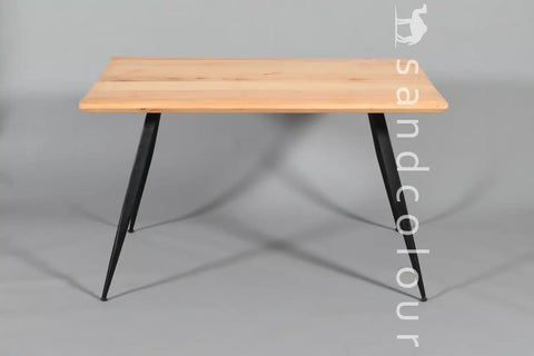 Helen Natural Black Table- 4 Seater - 1