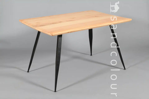 Helen Natural Black Table- 4 Seater - Primary