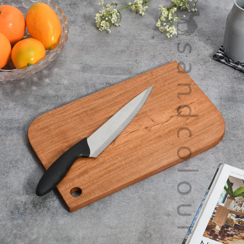 Chronos Block Acacia Wood Chopping Board  | Sandcolour
