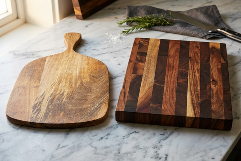 Astonis Acacia & Mango Baby Chopping Boards (Combo, Set of 2)