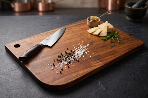 Chronos Acacia & Mango Baby Chopping Boards (Combo, Set of 2)