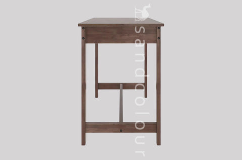 Malini  Solid Wood Study Table ( Irish Walnut )
