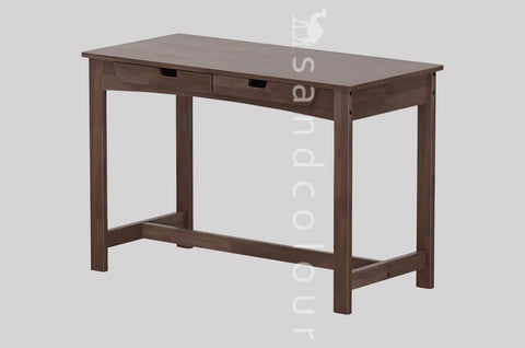 Malini  Solid Wood Study Table ( Irish Walnut )