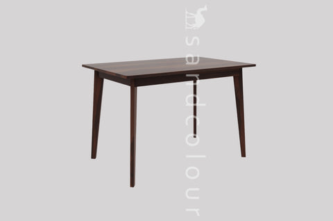 Latha 4 Seater Sheesham Wood Dining Set with Cushioned Chairs