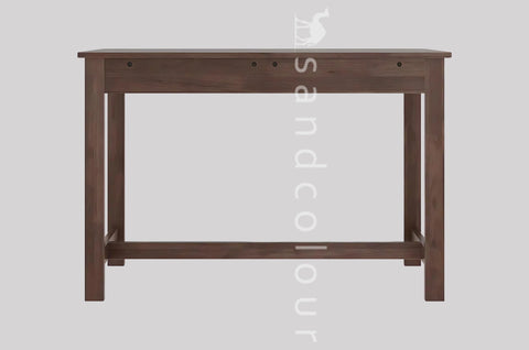 Malini  Solid Wood Study Table ( Irish Walnut )