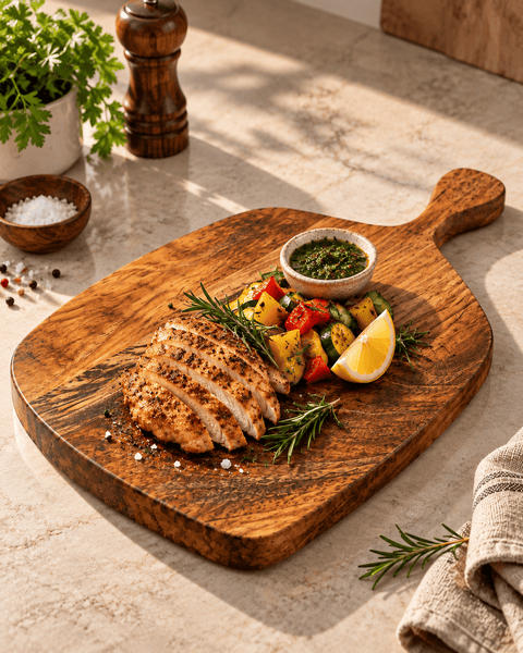 Solid Mango Wood  Chopping Board & Serving Platter (32.5 cm)