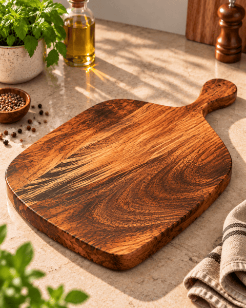 Solid Mango Wood  Chopping Board & Serving Platter (32.5 cm)