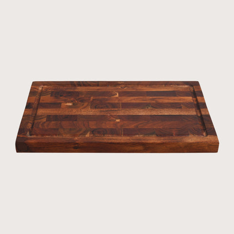Chronos Block Acacia Wood Chopping Board | Sandcolour